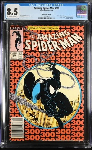 Amazing Spider-Man #300 CGC 8.5  Newsstand 1st full appearance of Venom