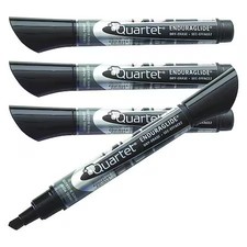 Quartet 5001-13Ma Dry Erase Marker, Fine Tip, Black, Pk12 Low Odor