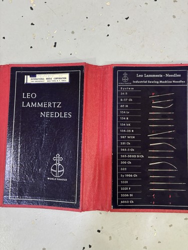 Leo Lammertz Nadel Probe und Anleitung Vintage - Bild 4 von 9