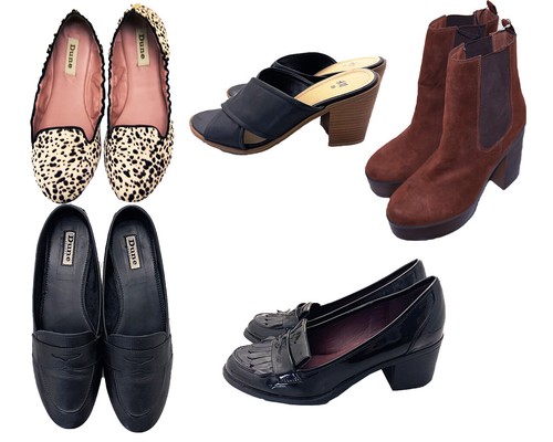 HIGH HEEL LOAFERS WOMENS SHOES 