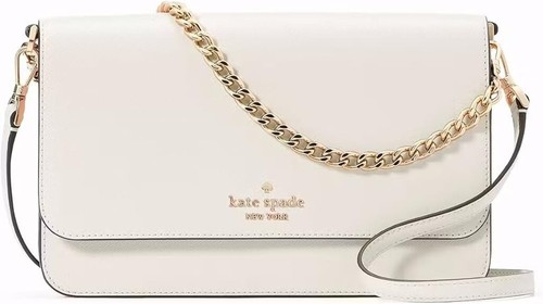 Kate Spade Madison Flap Crossbody Bag Meringue Chain Purse KC430 NWT $349