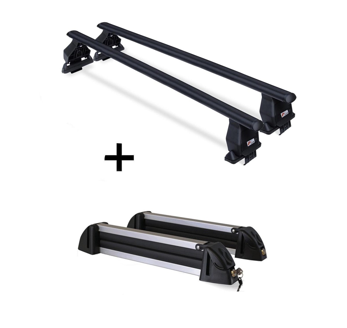 Thule 91725B Universal Flat Top 6Ski Carrier