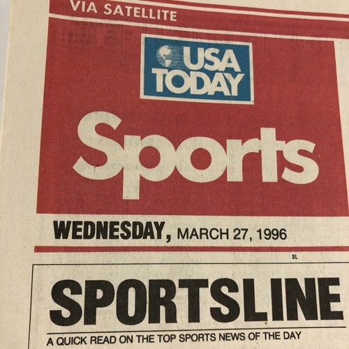 Vintage 1996 LA Lakers Magic Johnson Comeback nach HIV USA Today Zeitung - Bild 11 von 11