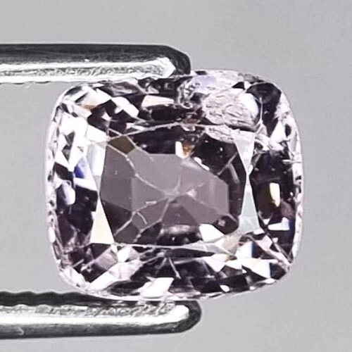 1.45 Cts. Natural Cushion Square Shape 5.75 x 6.40 mm Ceylon Lavender Spinel Gem - Image 3 of 4