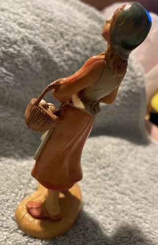 Vintage Fontanini Depose Italy 5” Deborah Goose Girl Figurine #110 - Picture 6 of 10
