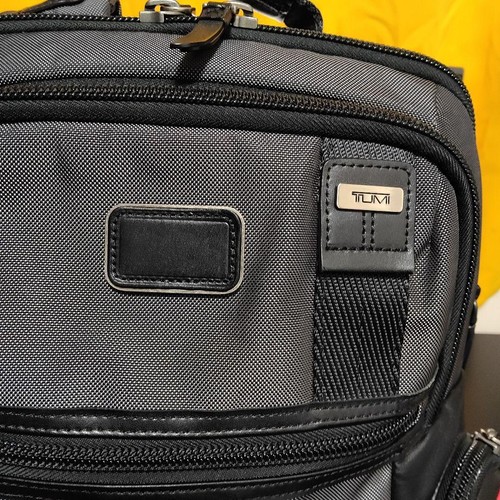  Ship within 1 business day TUMI  Backpack Bag Nylon Leather black 2226811 PWD2 - Picture 3 of 8
