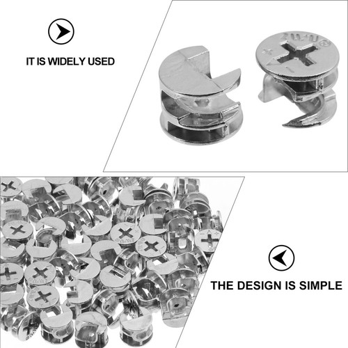 50 Pcs Connector Baby Furniture Board Cam Fitting Lock Fasteners - Picture 6 of 12
