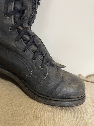 Vintage 1980s German Bundeswehr Phantom Helicopter Pilot Flight Boots. Size 8. - Picture 10 of 20