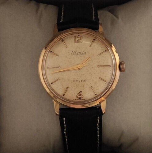 Rarität: Luxus Nivada Heritage Compensamatic 21 Rubis Swiss Made Uhr -60er -TOP! - Bild 2 von 12