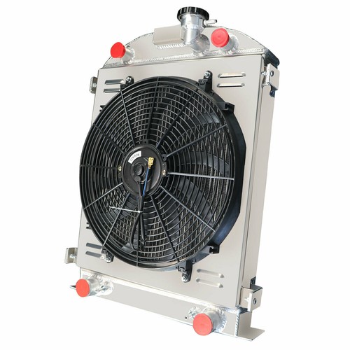 3-CORE RADIATOR SHROUD FAN RELAY FIT 1932-1940 FORD FLATHEAD FLAT HEAD V8 ENGINE - Picture 6 of 17