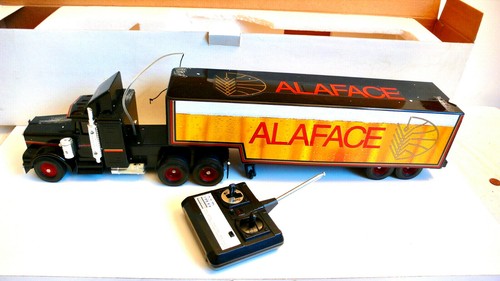 MB RADIO CONTROLED TRUCK CAMION SEMI-REMORQUE RADIO GUIDÉ Lg 93cm NON TESTÉ - Imagen 2 de 12