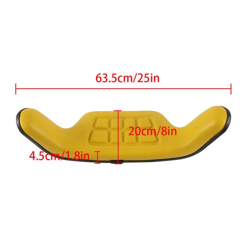 2Pcs Yellow Seat Cushion Set For John Deere 310 310A 310B 401 Backhoe Loader New - Picture 2 of 14