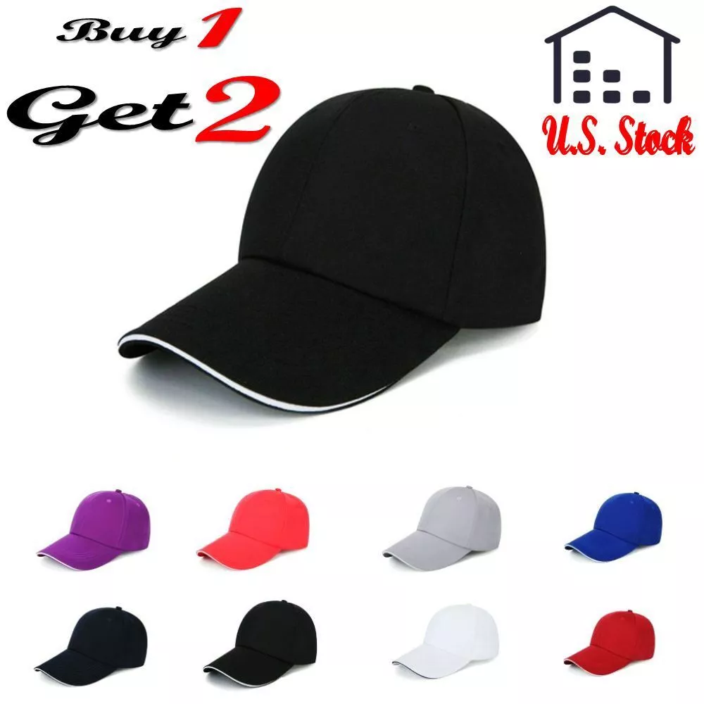 Adjustable Cotton Baseball Caps For Men And Women Classic 6 Panel