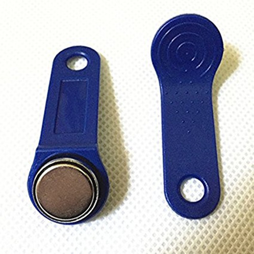 100pcs Mixed Color Handle DS1990a-F5  I-Button electronic key IB tag cards fobs - Picture 4 of 7