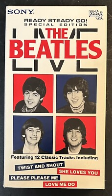 The Beatles LIVE Ready Steady Go Special Edition (VHS, 1985 