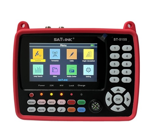 SATLINK ST-5155 Satellite TV Receiver DVB-S/S2/T/T2/C Combo MPEG-4 H.265 10 Bit - Foto 2 di 15