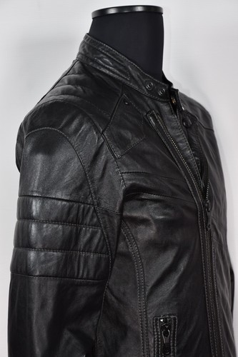 G-Star Raw Marchant Black Biker Real Leather Men's Jacket size M - Picture 11 of 14