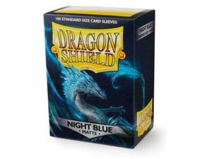 Matte Night Blue 100ct Dragon Shield Standard Size Sleeves SHIPS FREE 10% OFF 2+