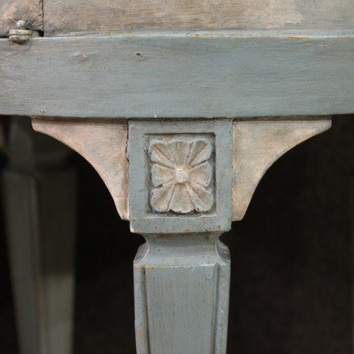 Coppia di comodini a cilindro mobili vintage laccati finto marmo design anni 60 - Foto 11 di 12