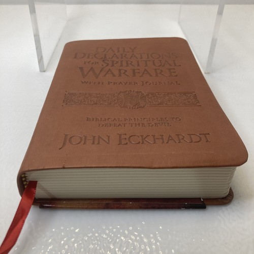 Daily Declarations for Spiritual Warfare Prayer Journal Biblical Leather Bound - Imagen 3 de 6