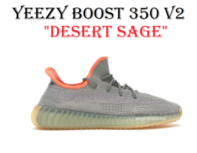 Adidas Yeezy Boost 350 V2 Desert Sage Size US10 With Box Adidas Yeezy Boost 350 V2 Desert Sage Size US10 With Box