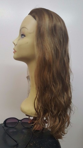Malky Wig Sheitel 100% European band fall Wig 14-8 22" wavy - 第 1/8 張圖片