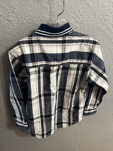 Boys long sleeve button up shirt size 4 Lot Of 2 - Picture 8 of 15