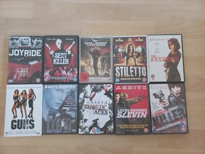 DVD Filme Pack 8 Filme Top Kondition (Ink. Joyride, Guns, The Assassin,...