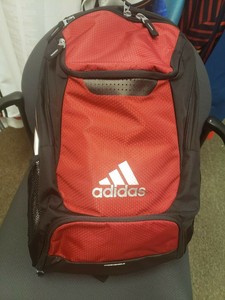 red adidas soccer bag