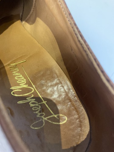 ZAPATOS JOSEPH CHEANEY PARA HOMBRE BROGUES DE COLECCIÓN MARRÓN CUERO BRONCEADO BANCO HECHO REINO UNIDO 7 - Imagen 9 de 12
