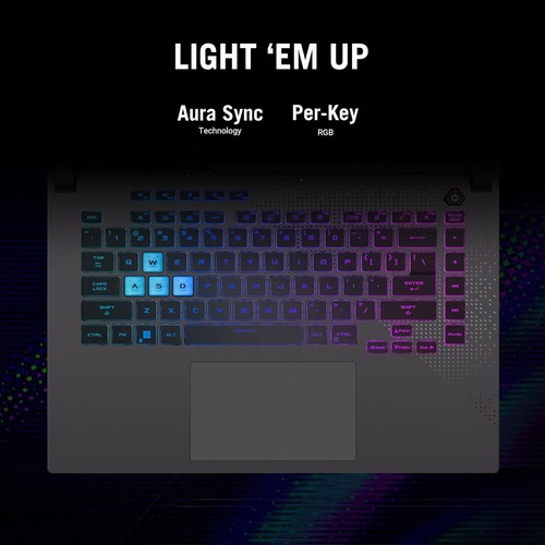 Asus Rog Strix G15 Laptop 15.6" FHD AMD Ryzen 7 6800HS 8GB 512GB RTX 3050 4GB - Picture 6 of 8
