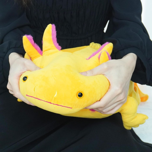 Axolotl Plush Toy, Axolotl Stuffed Animal,Soft Axolotl Gifts Toys,Cute Salamande - Picture 3 of 9