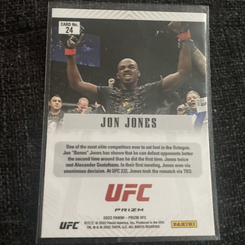 💎 JON JONES 2022 UFC Prizm Flashback GREEN Prizm #24 SP Jonny Bones - Bild 2 von 2
