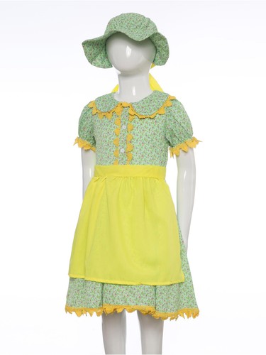 Girls Outfit Chef Dress Party Costume Colonial Masquerade Cosplay Uniform Cook - Picture 8 of 20