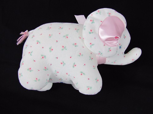 Kate Finn Australia Crema con Rosas Elefante Peluche Relleno Suave Juguete Chimen - Imagen 3 de 7