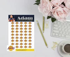 Los Angeles Lakers Planner Stickers
