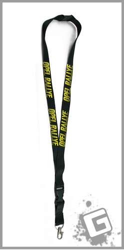 Schlüsselband bedruckt Opel RALLYE Kadett  C GTE 1,9E 1000er schwarz Lanyard - Bild 3 von 6