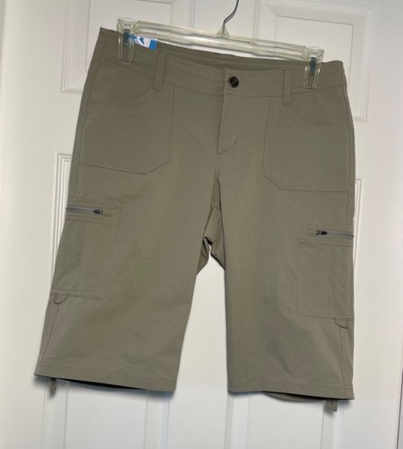 Kuhl Kurve Wandershorts 13" Schrittlänge mit Rollsaum Wm Größe 10 Stil 6304 khaki