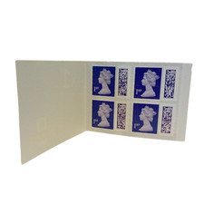 Royal Mail 1st Class Postage Stamps ~ Book of 4 ~ Letter Size barcoded RRP £6.80