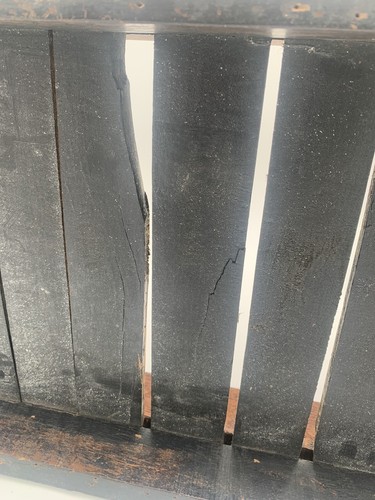 Original Stickley Brothers 1905-1915 antiker Fußhocker Eiche Grand Rapids urig - Bild 13 von 14