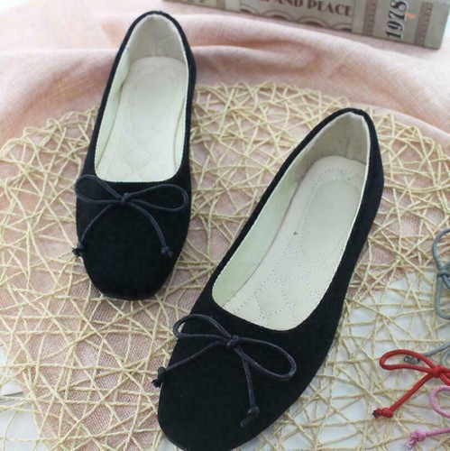 Women Ballet Ballerina Dolly Pumps Ladies Comfy Flats Slip On Loafers Shoes Size - Picture 16 of 25