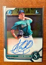 2022 Bowman Chrome Adam Macko Autograph 1 Bowman CPA-AM Mariners