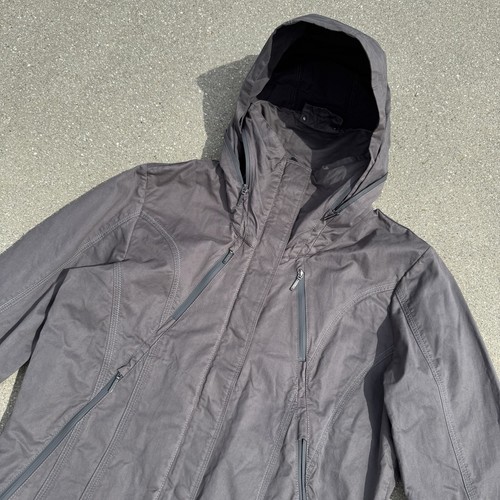NWT Kuhl Projekt Lena Jacket Raincoat Hooded Trench Wind Rain Women’s Medium - Picture 2 of 23