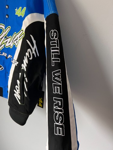 +44 Chaqueta Lewis Hamilton Crew Austin Race - Talla XL - Azul - NUEVA - Imagen 4 de 10