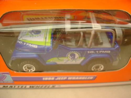 1999 MATCHBOX SUPERFAST #9 1998 JEEP WRANGLER 10-17MB NEW IN BOX - Picture 3 of 3