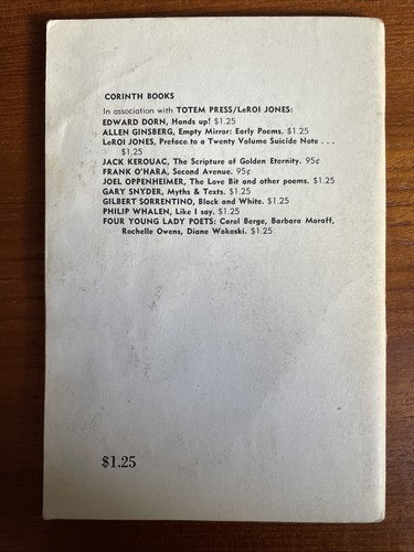 Myths & Texts by Gary Snyder 1st Edition PB 1960 Totem Press Poetry 1st Print - Bild 2 von 7