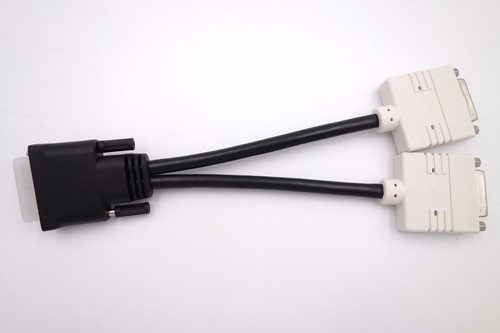 New GENUINE Dell DMS-59 To Dual DVI Cable Adapter Splitter | H9361 - Zdjęcie 3 z 4