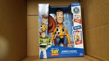 Disney Pixar Toy Story Sheriff Woody Deluxe Pull string action figure