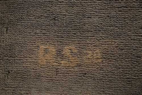 Elegant Handcrafted Gabbeh Solid Brown Wool Runner Rug - Limited Edition" 3x10 - Picture 9 of 16