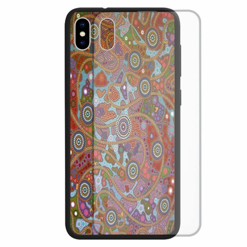 For Huawei Series Aboriginal Art Theme Tempered Glass Mobile Phone Case Cover #2 - Picture 10 of 10